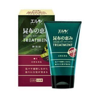 【伊露恩】昆布增色染髮護髮霜 (柔和黑褐,亮麗黑) 200g